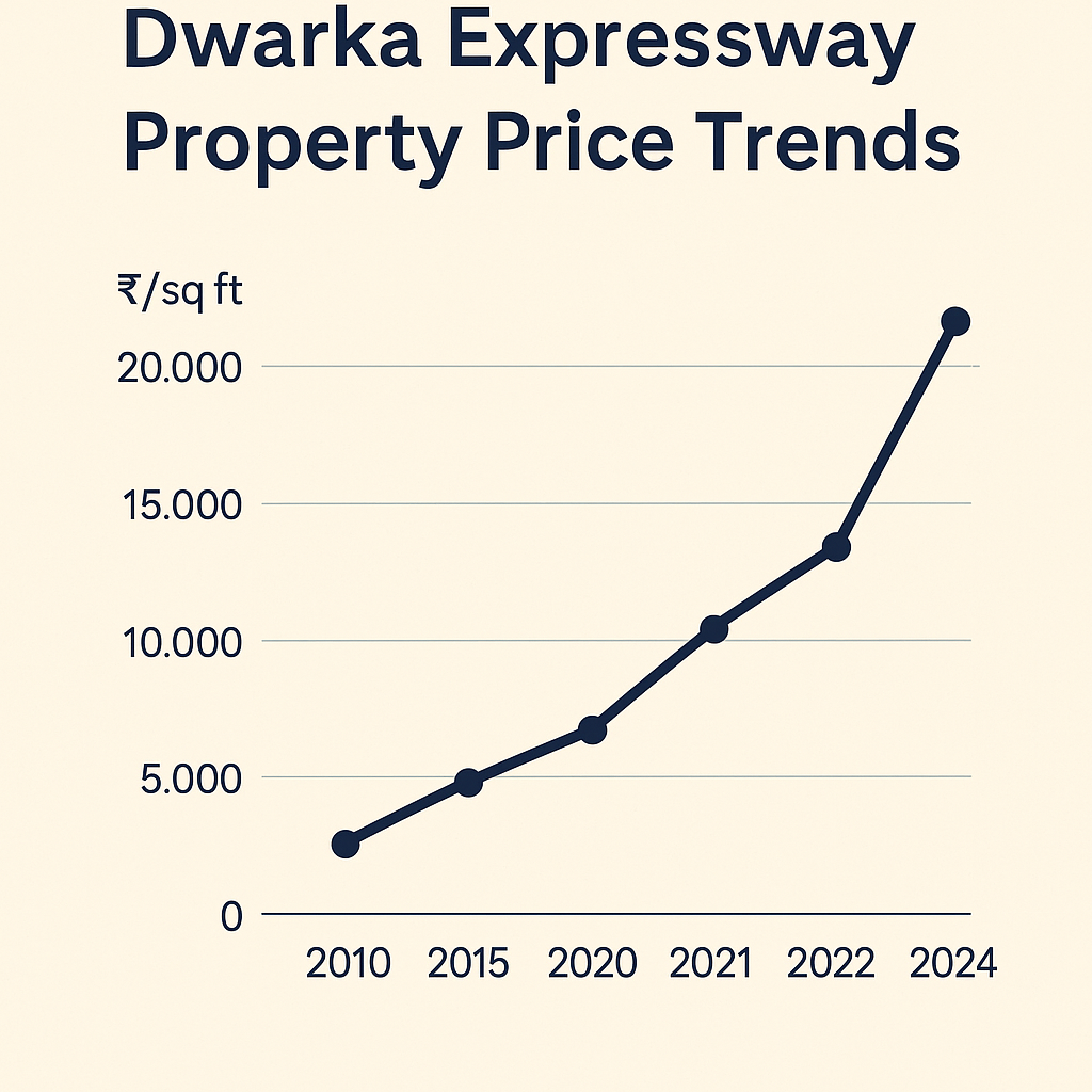 Dwarka Expressway price trend