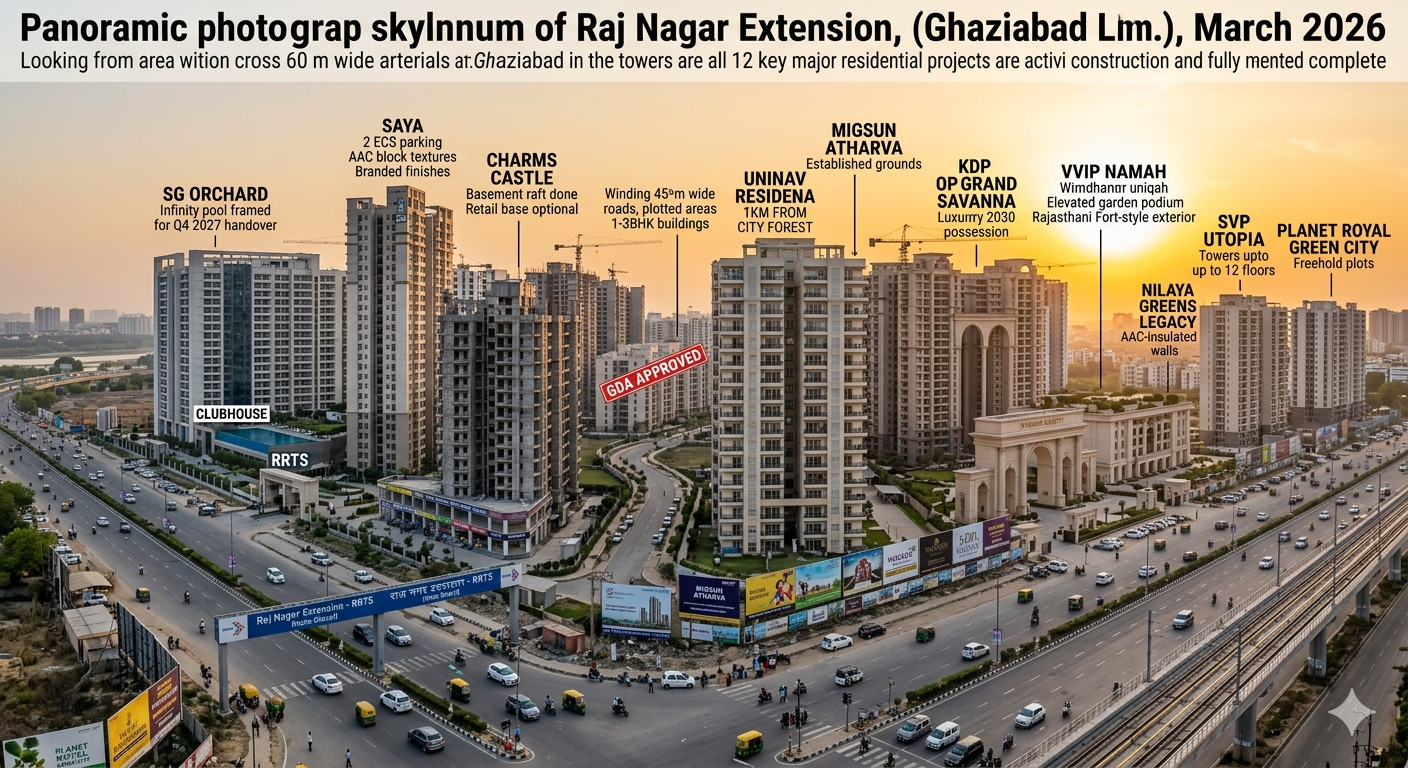 12 New & Upcoming Projects in Raj Nagar Extension (2026 Deep Dive)