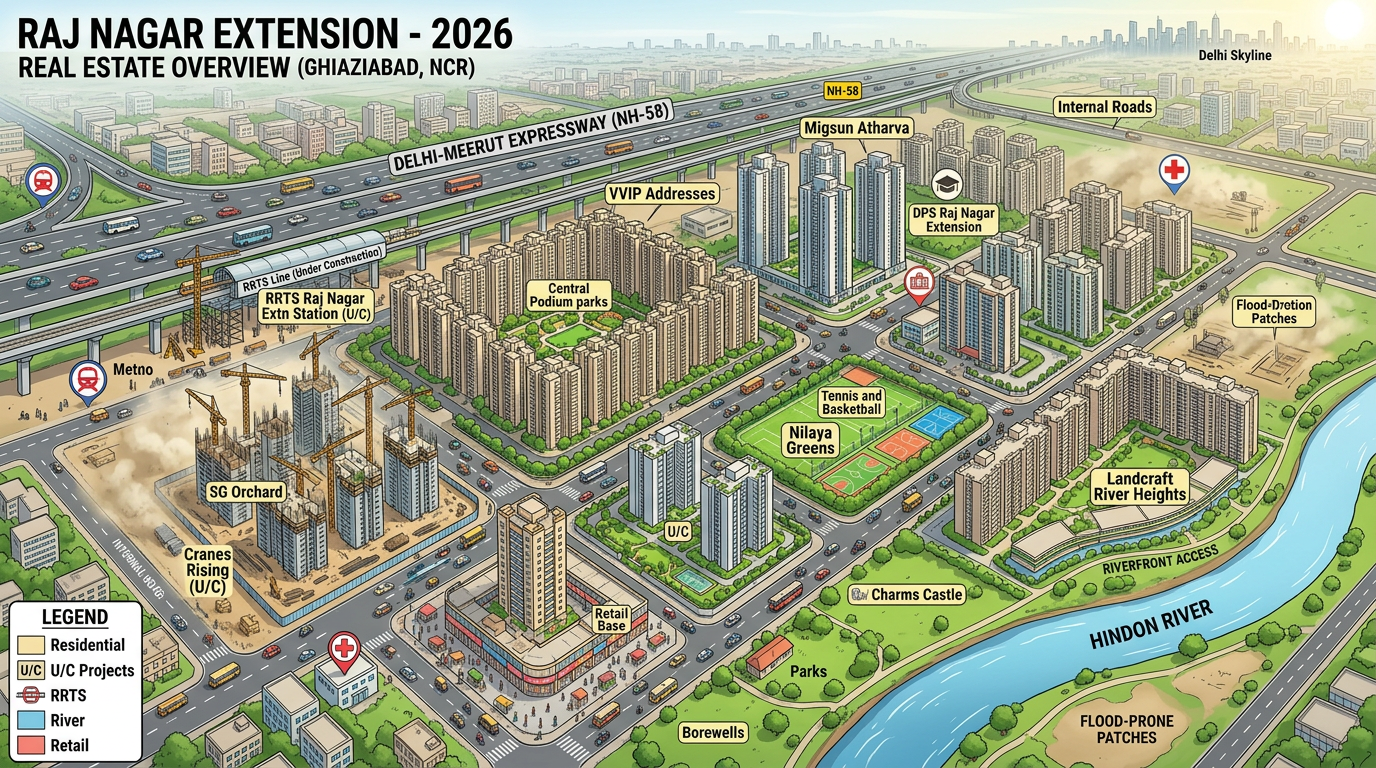 Top 15 Best Societies in Raj Nagar Extension: Honest Insider Scoop (2026 Update)